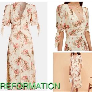 REFORMATION Bryar dress LEILA floral size 0